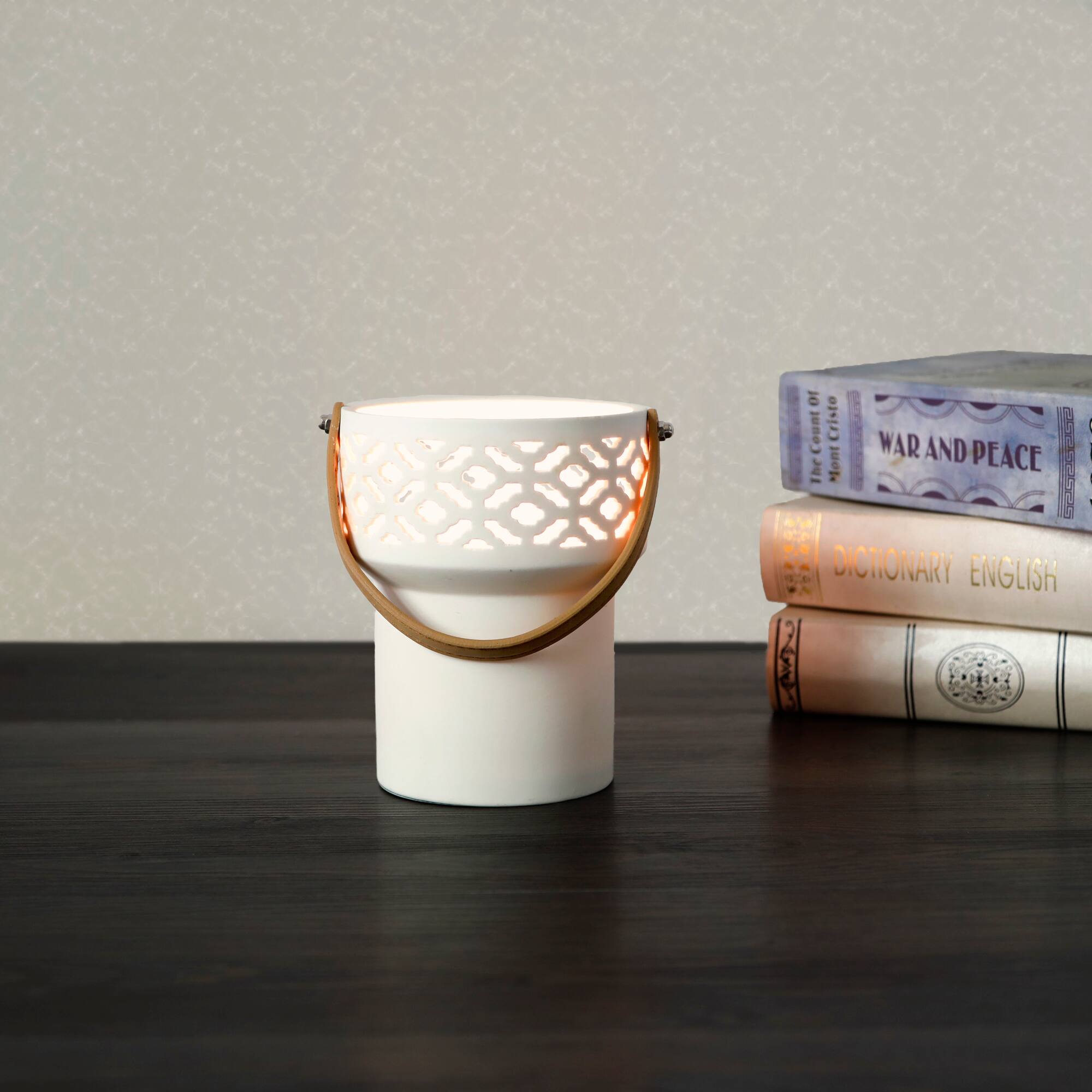 Flora Bunda® LED Kilim Ceramic Lantern